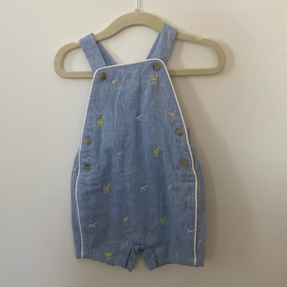 Janie and Jack 3-6 month shortalls